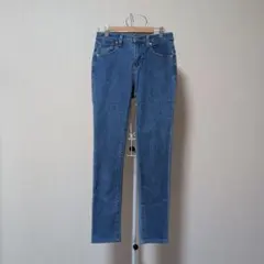 ジーユー　スキニーデニムパンツ　レディース　ライトブルー　61cm