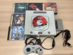 SEGA SATURN 本体 コントローラー ソフト5本セット