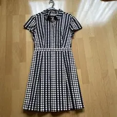 PEARLYGATES千鳥サッカーUVポロワンピース＜ゴルフボール総柄プリント