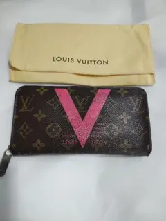Louis Vuitton 長財布 ブラウン ピンク