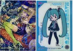 初音ミク　キラキラクリアカードコレクションガム ˙ᵕ˙