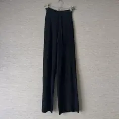 ウォッシャブルニットリブパンツ　XS