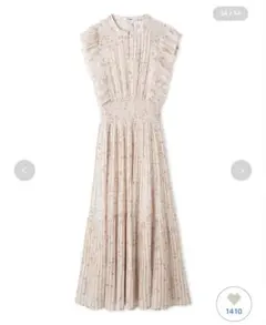 SNIDEL Sustainableフリルワンピース ピンク