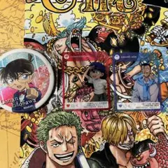 アニメイト特典　クリアカード　毛利小五郎　江戸川コナン　＋江戸川コナン缶バッジ