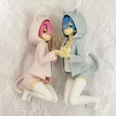Re:ゼロから始める異世界生活レム＆ラムフィギュア Nyanko mode