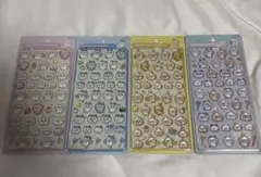 ちいかわ　ボンボンドロップシール　第一弾　4個セット　(シール帳)