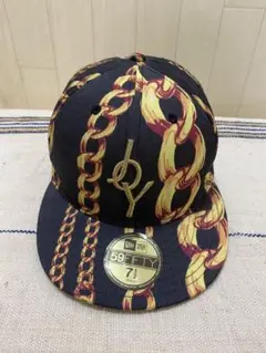 NEW ERA x JOY RICH ビンテージキャップ　ブラック　チェーン柄のサムネイル
