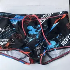 arena ミッキーマウス 水着　アリーナ　キッズ　ボックス ショーツ