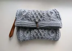 ニット クラッチバッグ