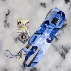 【新品未使用】鬼滅の刃 冨岡義勇 ネックストラップ 伊黒小芭内 チャーム