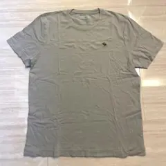 グレー Tシャツ XL 100%コットン　アバクロ　美品