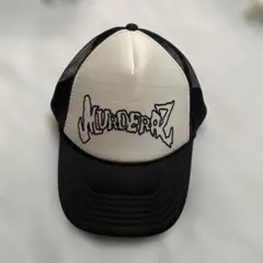 MURDERAZ キャップ ブラック ホワイト