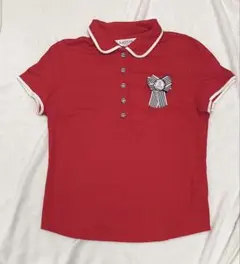 LANVIN sport ポロシャツ リボン 赤 レッドのサムネイル