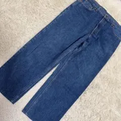 UNFILO デニムパンツ インディゴブルー M カジュアル 着まわし 上品 