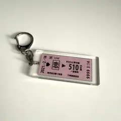 アクリルキーホルダー 切符 恋