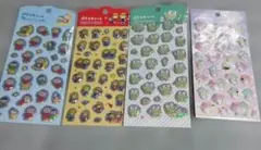 ぷくっとシール 4枚セット たあ坊 パティ＆ジミー けろっぴ　キキララ