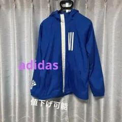 Adidas フード付きウィンドブレーカー