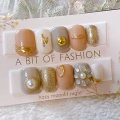 ショート　楕円　ニュアンスネイルチップのサムネイル