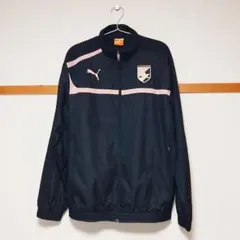 【希少】パレルモ PUMA トラックジャケット 黒×ピンク インポートS