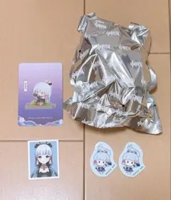 神里綾華 戦場の英姿 トレーディングフィギュア mininiステッカー 証明写真