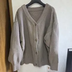 クラシカルエルフ グレー 2ウェイ ニットカーディガン