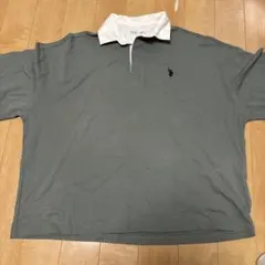 U.S. POLO ASSN. グリーン ポロシャツ M