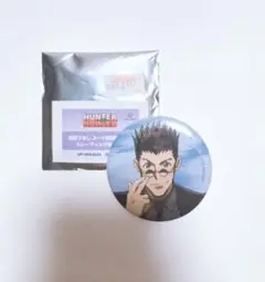 HUNTER×HUNTER レオリオ 描き下ろしスーツ（戦闘後ver.）缶バッジ