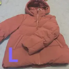 ユニクロ　シームレスダウンパーカー　ピンク