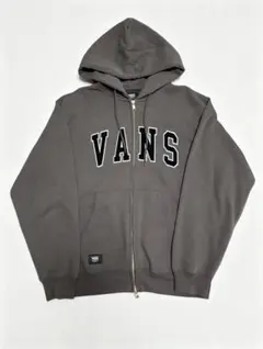 VANS ジップアップパーカー グレー