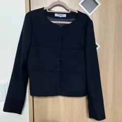 【NATURAL BEAUTY BASIC】ノーカラージャケット　Sサイズ