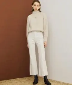 PUBLIC TOKYO☆Silk Denim PinTuck Flareのサムネイル