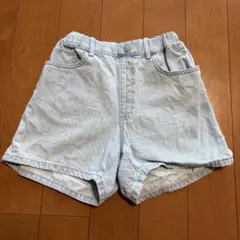 ユニクロ GIRLS デニムショートパンツ 140