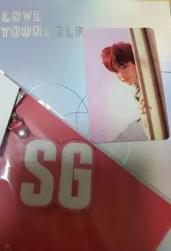 BTS　シュガ　ユンギ　LOVEYOURSELF トレカ　未開封　キーリング