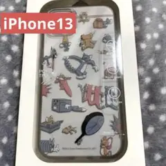 トムアンドジェリー トムジェリ 透明ケース　iPhone13 iPhoneケース