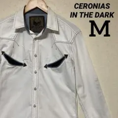 CERONIAS IN THE DARK ポケット 長袖 シャツ ホワイト Mのサムネイル