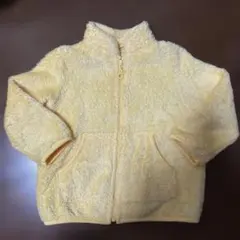 UNIQLO ベビー アウター フリース 90cm 黄色