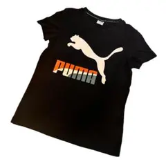 PUMA プーマ 半袖 Tシャツ ブラック ロゴプリント Sのサムネイル