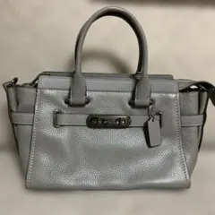 COACH スワッガー27 グレー