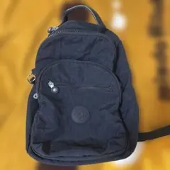 美品！キプリング⭐︎ブラックナイロンリュック