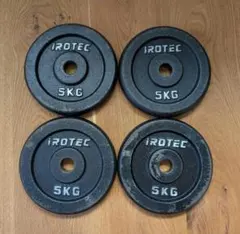 IROTEC(アイロテック) アイアンプレート 5KG / ダンベル バーベル
