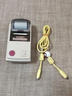 動作確認済　ゲームボーイ　ポケットプリンター　＆　ケーブル（モンスターボール）のサムネイル