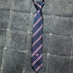 バーバリー　ネイビー ストライプ ネクタイ
