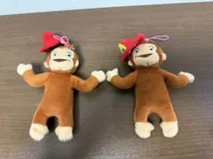 おさるのジョージ　ぬいぐるみ　2つセット　希少