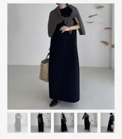 argue SEERSUCKER DRESS /BLACK 新品未使用　タグ付 argue SEERSUCKER DRESS /BLACK 新品未使用 タグ付 - メルカリ