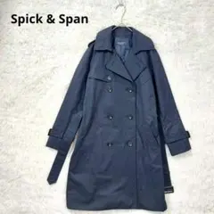 スピックアンドスパン　トレンチコート　ネイビー　38 M 春アウター　卒業　入学