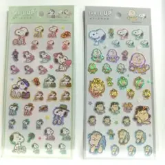 SNOOPY スヌーピー シートシール 2枚セット シール