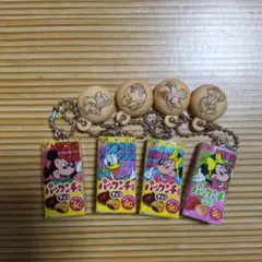 パックンチョ　キーホルダー12個 Disney 森永製菓 パックンチョ ミニチュアチャーム｜ガシャポン
