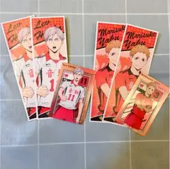 ハイキュー 夜久衛輔 リエーフ ロングステッカー メタリックカード メタルカード