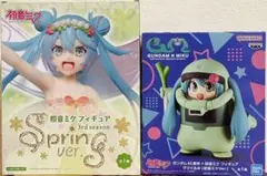 初音ミク フィギュア 3rd season & ザクぐるみ 2種セット