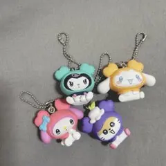 サンリオキャラクターズ 着ぐるみマスコット 4種セット